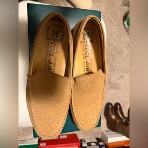 Mephisto Light Brown Men's Slip-On Loafers